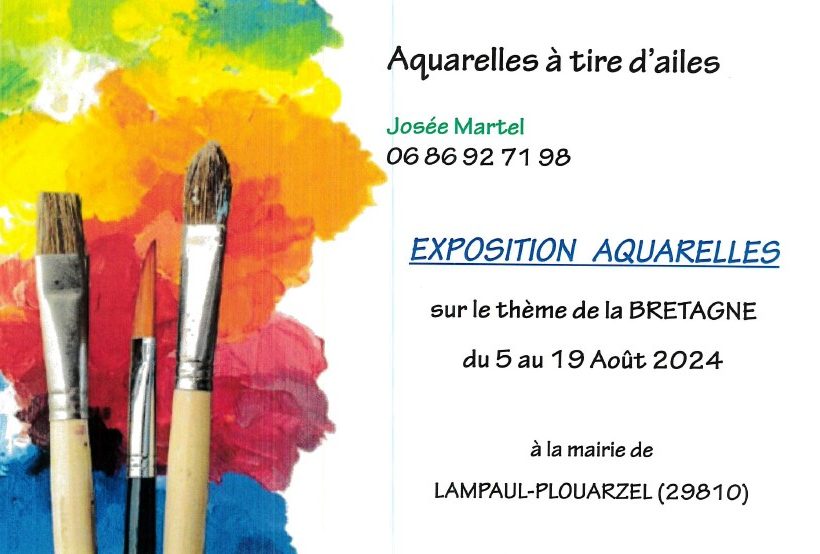 affiche exposition Josée Martel