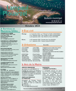 Bulletin municipal Octobre 2024