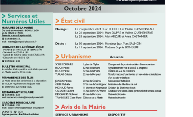 Bulletin municipal Octobre 2024