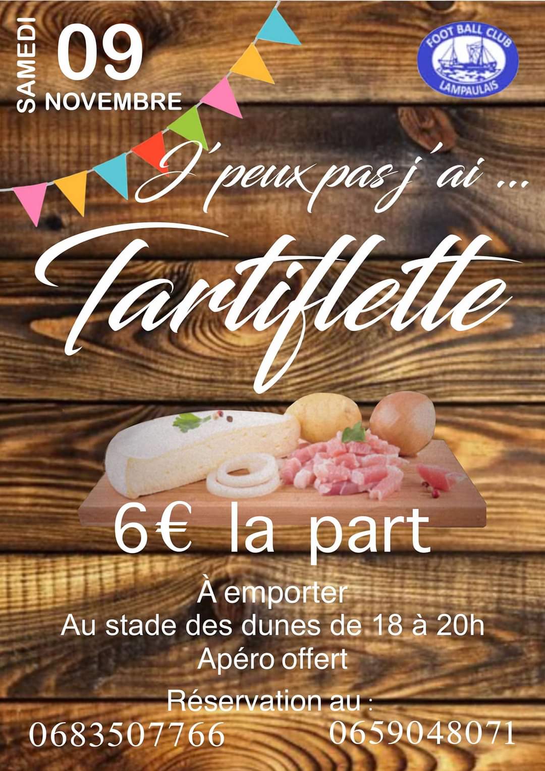 affiche tartiflette fcl