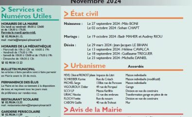 Bulletin municipal Novembre 2024