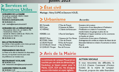 Bulletin municipal Juillet 2025
