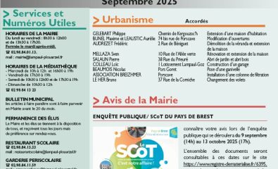 Bulletin municipal Septembre 2025