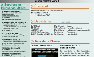 Bulletin Municipal Décembre 2025