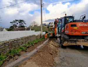 Travaux de réfection de la rue de Kerievel