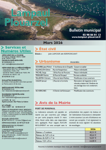 Bulletin municipal Mars 2026